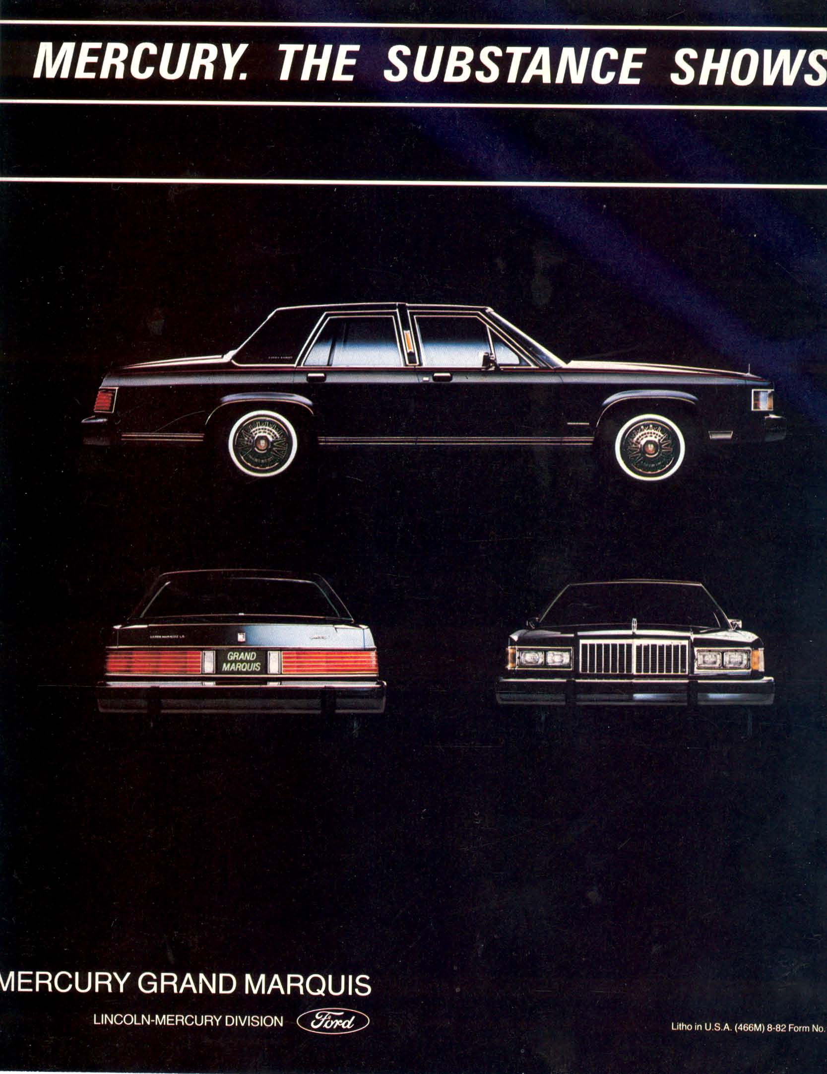 1983 Mercury Grand Marquis Brochure Page 16